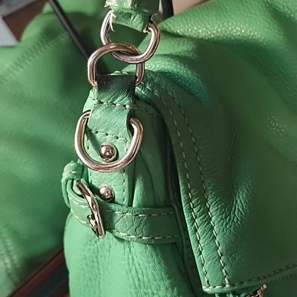 Kate Spade VGC Green 100% Cow Leather Shoulder Bag. Pebbled. - Picture 4 of 16